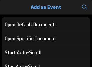 edit automation events