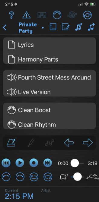 Set List Maker for iOS, Android and Mac